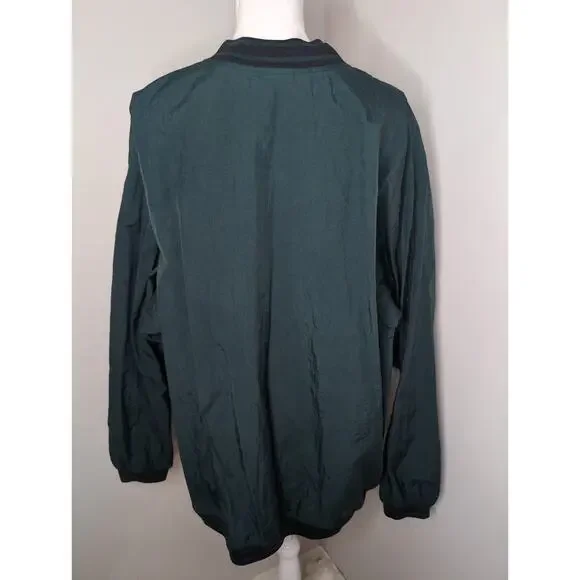 Vintage 90s Nike classic nylon swish logo track pullover windbreaker 2XL - Picture 4 of 10